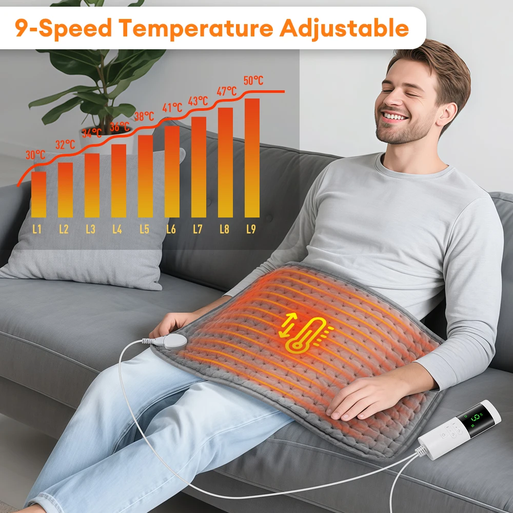 Hand Warmer Electric - Heating Pads for Back Abdomen 9-Level