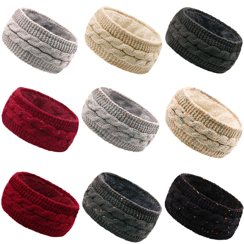 Fluffy Dot Headband Woman Flee - Winter Headband Fleece recension och pris