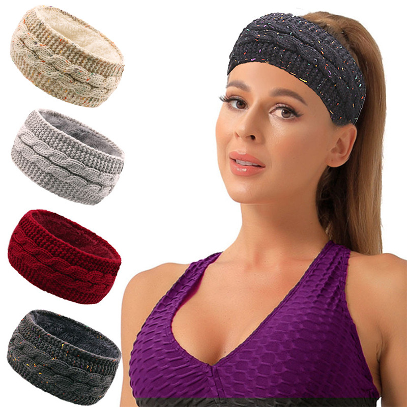 Fluffy Dot Headband Woman Flee - Winter Headband Fleece recension och pris