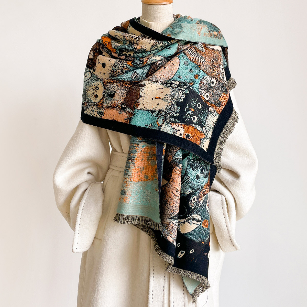 Women Imitation Cashmere Scarf - Cashmere Pashmina Wrap recension och pris