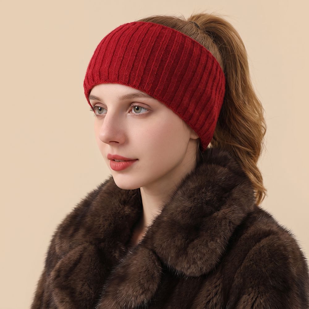 Ear Warm Knitted Headband Fluf - Winter Headband Fleece recension och pris