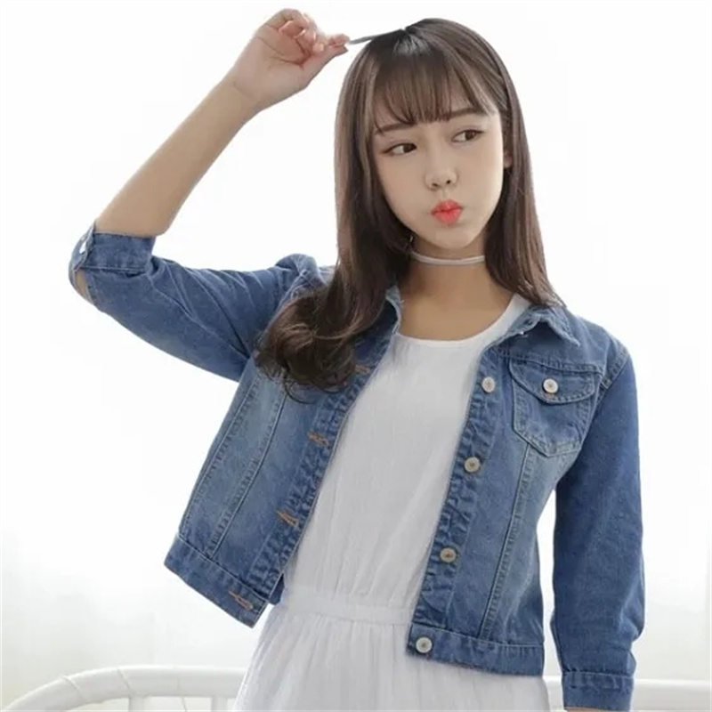 Denim Jacket Women Half Sleeve - Down Jacket Packable recension och pris