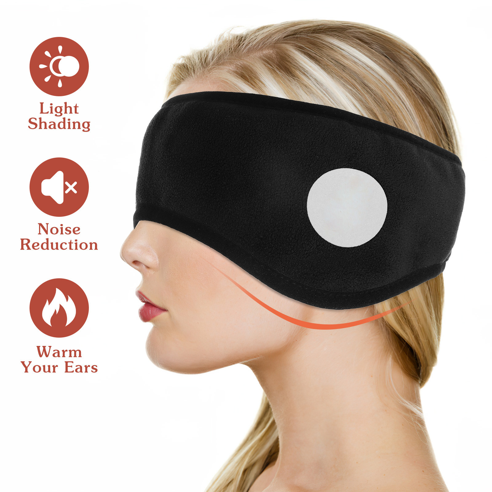 Sleeping Earmuff Headband Upgr - Winter Headband Fleece recension och pris