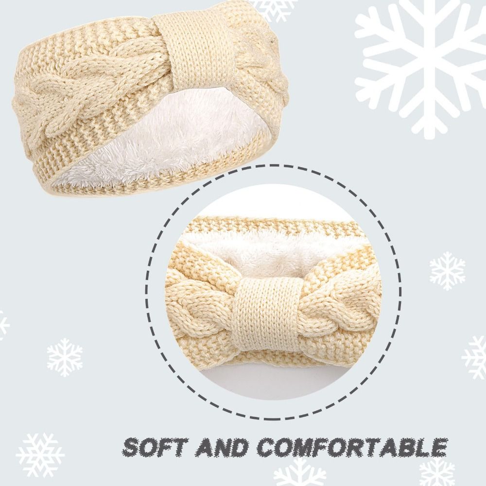 Winter Knitted Women Headbands - Winter Headband Fleece recension och pris