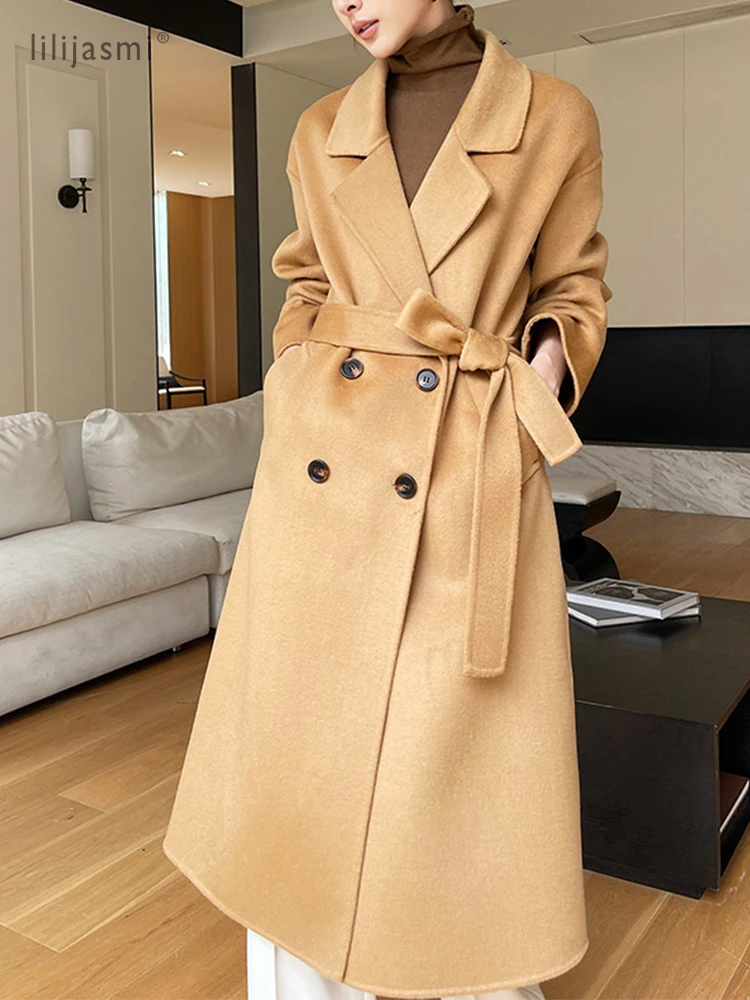 Notch Lapel Wool Coat Drop-Sho - Wool Coat Peacoat recension och pris