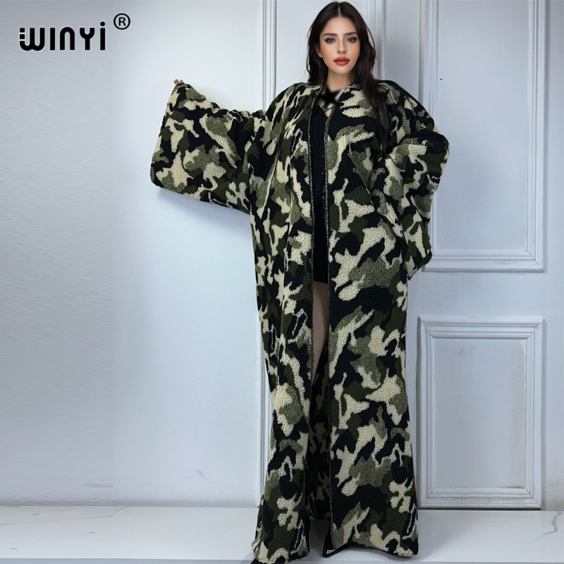WINYI camouflage Africa womens - Wool Coat Peacoat recension och pris