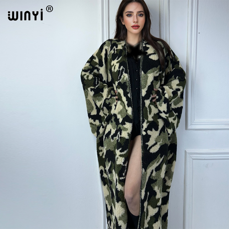 WINYI camouflage Africa womens - Wool Coat Peacoat recension och pris